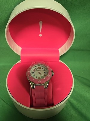 Isaac Mizrahi Live New York Pink Wristwatch 