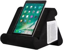 Multi-Angle Tablet Pillow Stand with Pocket – Book, iPad & Couch Holder