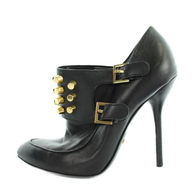 GUCCI Boots Women's Size 37 Black Leather
