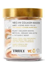 Truly Vegan Collagen Booster Anti-Aging Tighten Body Polish 2 Oz