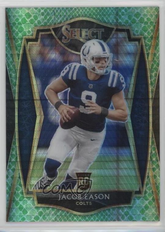 2020 Select Premier Level Dragon Scale Prizm /67 Jacob Eason #148 Rookie RC 03r2