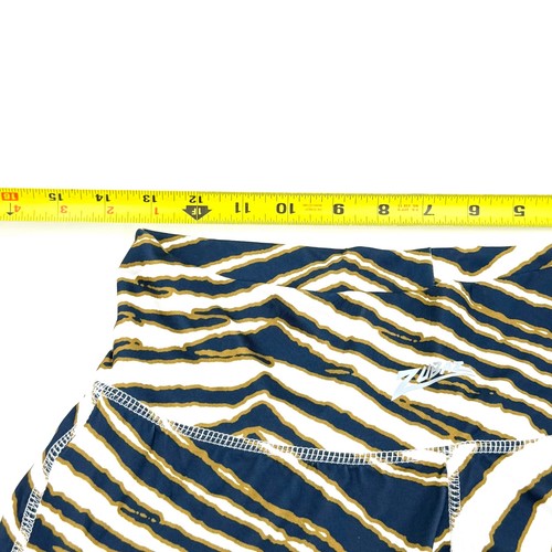 ZUBAZ MARINEBLAU & METALLIC GOLD ZEBRA-STREIFEN LEGGINGS - GRÖSSE LARGE - NEU MIT ETIKETT - Bild 13 von 14