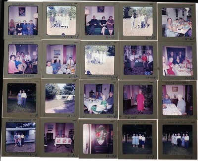 20x Kodak ORIGINAL Slides Super 127 size FAMILY etc.