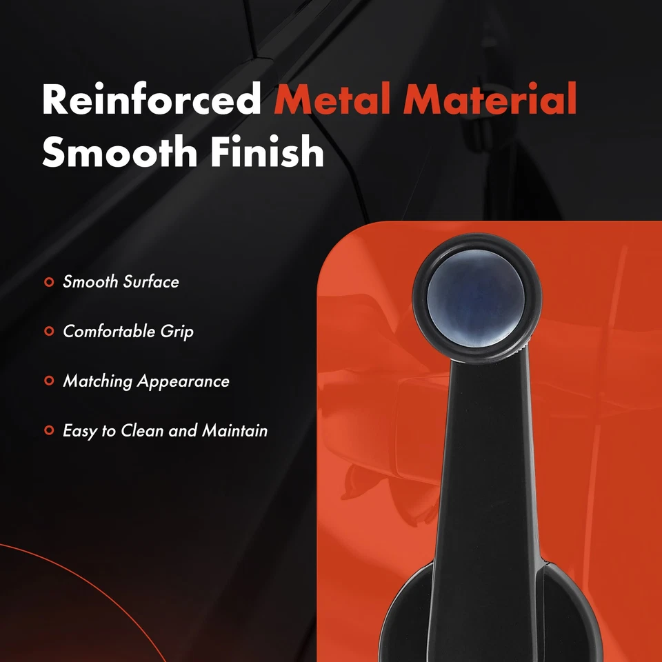 2x Manija de manivela de ventana interior de metal lateral del conductor y del pasajero para Chevy GMC Olds Foto 4 de 4
