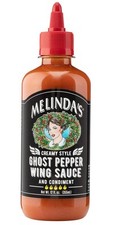 Melinda's Ghost Pepper Hot Sauce 12 Fl Oz Fiery Flavor for Wings Tacos and More