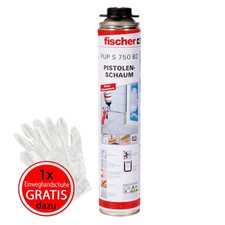 fischer Pistolenschaum 1K PUP S 750 B2 Montageschaum Dämmschaum Füllschaum 750ml
