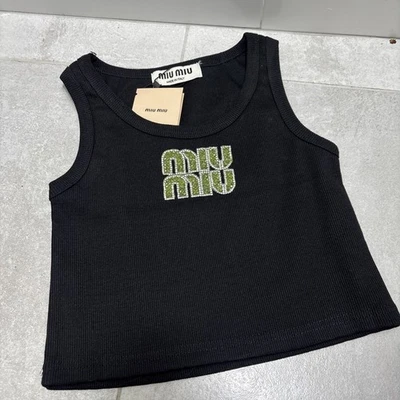 Haut Miu Miu noir - Photo 1/4