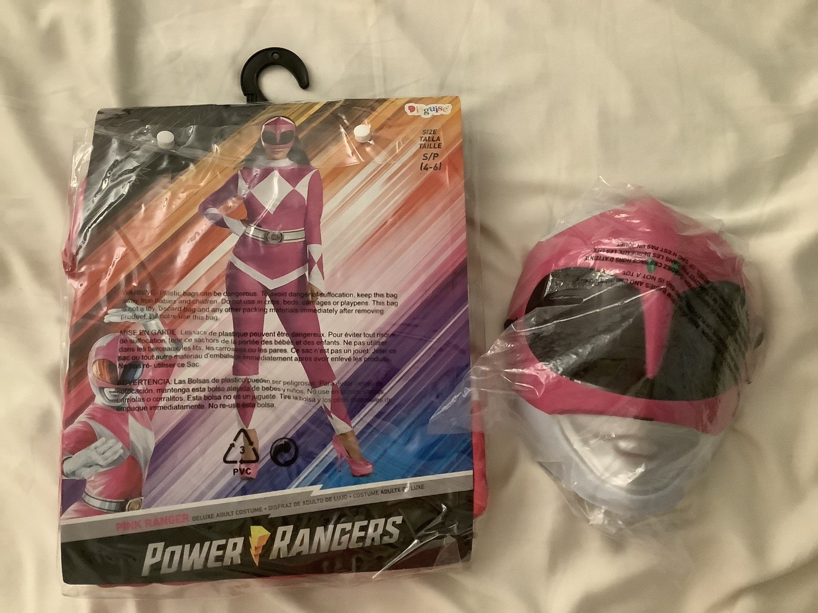 Pink Power Ranger Merchandise Disguise Pink Power Ranger costume & helmet set small… - Gem