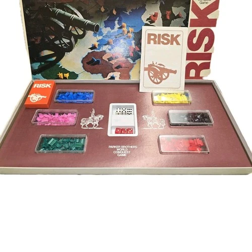 Vintage 1975 RISK BOARD GAME PARKER BROTHERS COMPLETE Great Condition