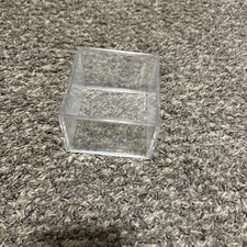 4  X 4.5  X 3  Clear Plastic Display Cube Useful