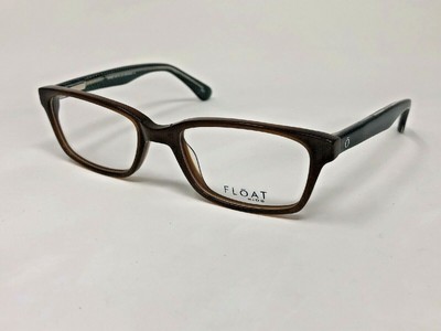 FLOAT MILAN KIDS Eyeglasses Frame KP246 46-16-125 Brown/Dark Green Crystal MT28