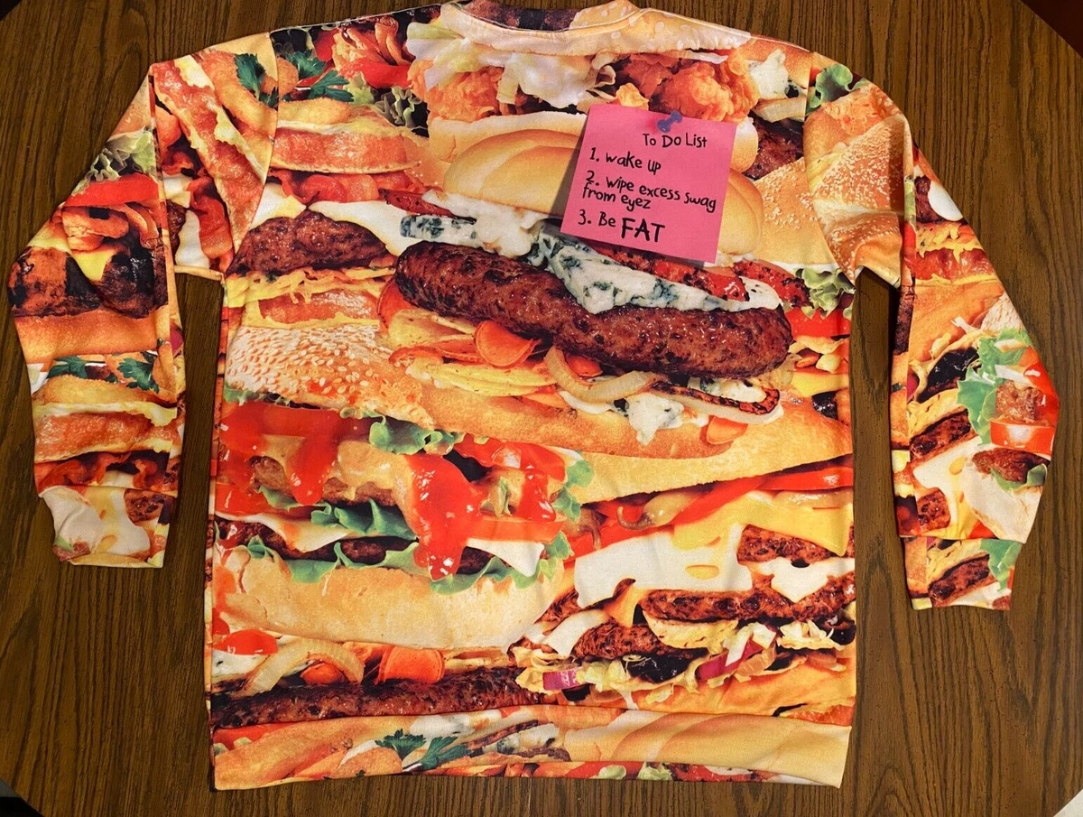 Hamburger sweater cheap