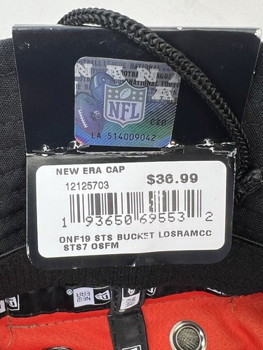 New Era Olive LA Rams ONF19 Salute To Service Bucket Hat - Picture 8 of 8