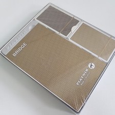 Piatnik Bridge game twin playing card twin decks + book vintage Austrian sealed