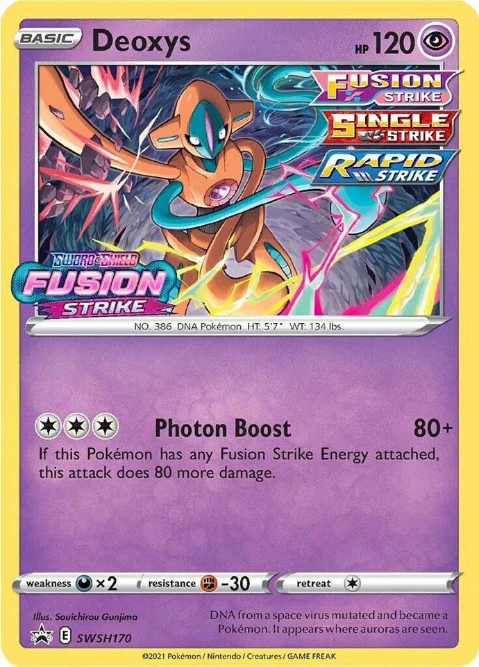 Deoxys SWSH170 SWSH: Sword & Shield Promo Cards