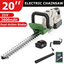 20" Hedge Trimmer for Milwaukee 21V Battery Cordless Electric Hedge Bush Trimmer