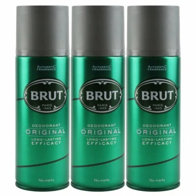Brut Original 3 x 200 ml Deodorant Deo Spray Set