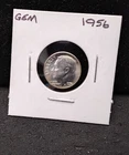 1956 ROOSEVELT SILVER DIME- GEM - HO54