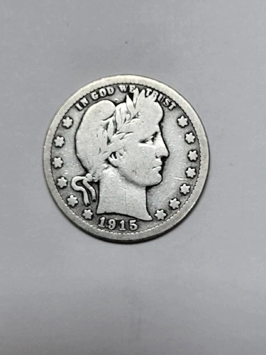 1915 S Barber Quarter Very Good