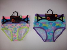 RBX Underwear Girls 3pk Tagless Hipster Cotton Stretch Assortd Colors Design New