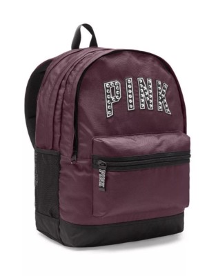 Victoria\'s Secret PINK Marl Campus Backpack Black Silver Grommet NWT Victorias Secret PINK Marl Campus Backpack Camo Gold  main image 3