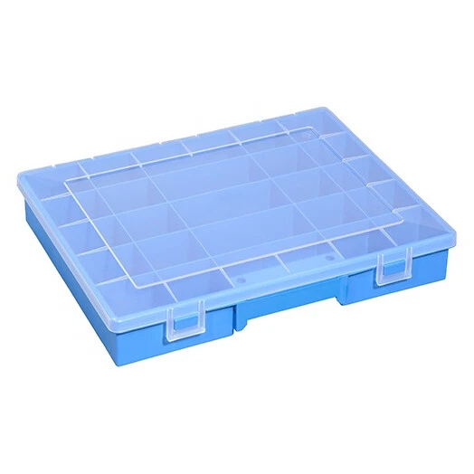 Allit EuroPlus Basic 37/25 Sortimentskasten blau Aufbewahrungsbox 37x29,5x6 cm - Bild 3 von 3