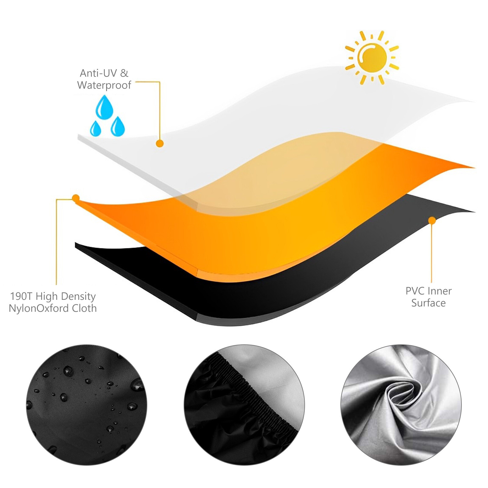 ATV Cover Waterproof 190T Oxford Cloth Outdoor 4 Wheeler CoverWindproof Protect☸ eBay