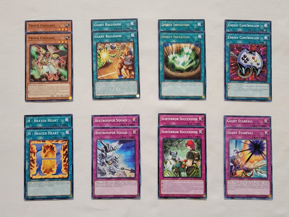 Custom Link Deck Cards Custom Yu-Gi-Oh! Beetrooper Link Deck - 40 Main & 10 Extra  Deck Cards Complete Set Yugioh Card Quest Deck