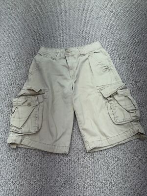 Urban Pipeline Cargo Shorts beige Utility Cotton Quality Youth Size