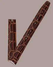 Ecclissi 14mm x 12mm Cognac Alligator Grain Leather Strap 21890