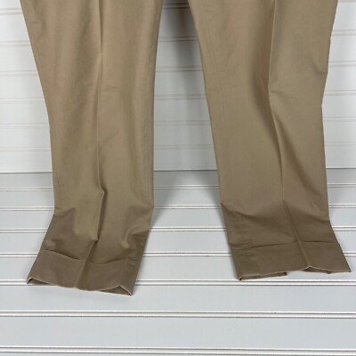 BROOKS BROTHERS Tan Non-Iron Advantage Chino Pants Size 12 RN
