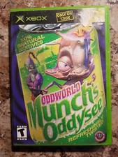 Oddworld: Munch's Oddysee Microsoft Xbox, 2001 Complete CIB Tested Great Cond.