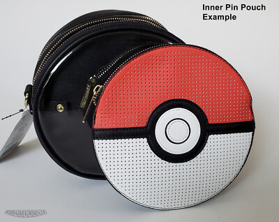 🚦Loungefly Pokemon Center Poke Ball Pin Trader Shoulder