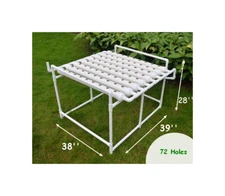 72 Sites Hydroponic Site Grow Kit Ebb Flow Deep Water Garden System USA Stock