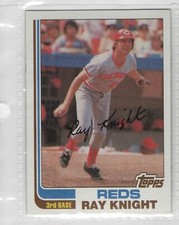 1982 Topps Baseball Card #525 Ray Knight-Reds