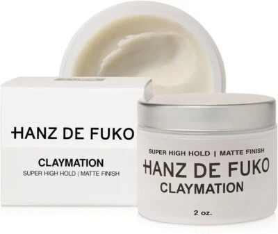 Hanz De Fuko Claymation - Premium Mens Hair Styling Clay With Matte Finish 56g