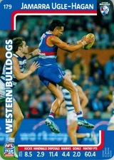 2025 Western Bulldogs AFL TeamCoach Card - Jamarra Ugle-Hagan