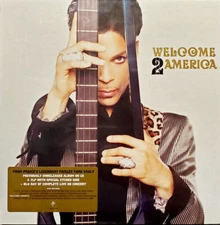 PRINCE Welcome 2 America DELUXE EDITION CD 2 LP & BLU-RAY 4 DISC BOX SET Sealed