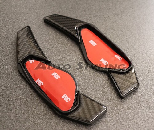 Carbon Fibre Paddle Shift Extension For Jaguar Steering Wheel Flap Shifter Gear - Picture 3 of 6