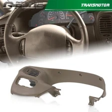 Dash Instrument Cluster Bezel Gauge Trim Panel C13 Fit For 97-03 Ford F150 Brown