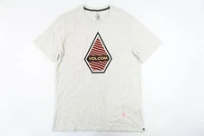 VOLCOM OATMEAL BEIGE XL INTERFERENCE SST LOGO TEE TSHIRT MENS DEFECT