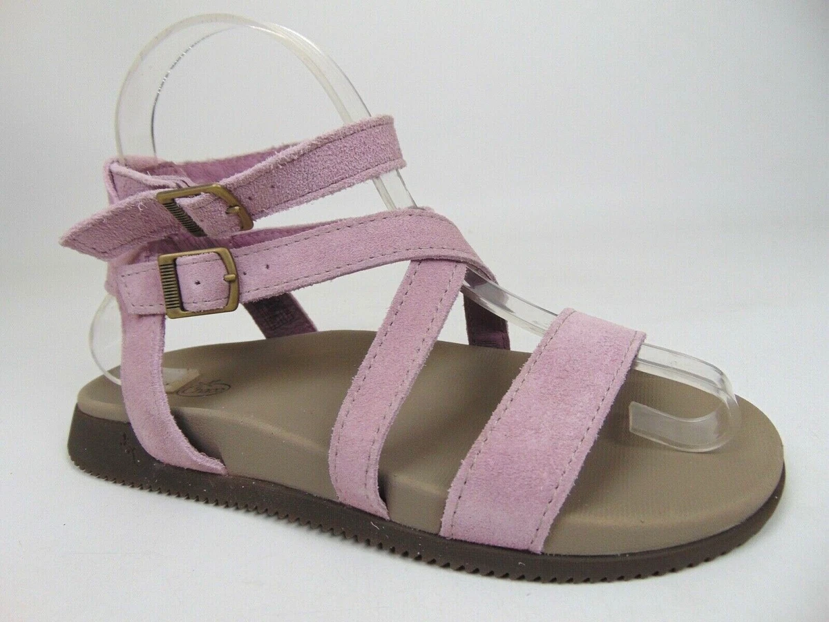 Chaco Rose Casual Sandals Full Grain Leather Mauve JCH107810