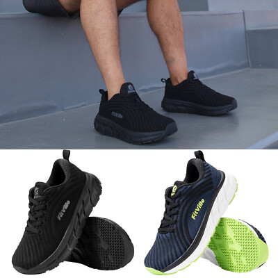 FitVille Extra Weite Laufschuhe Herren Joggingschuhe Gedämpft Sportschuhe Leicht