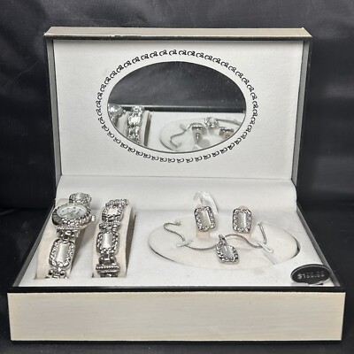 GINO MILANO?VINTAGE~NIlB?Wristband Set Box Amazon.com: Gino Milano Women main image 4