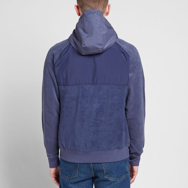 Nike Polar Fleece Mens XL Full Zip Hoodie Jacket Midnight Navy Blue