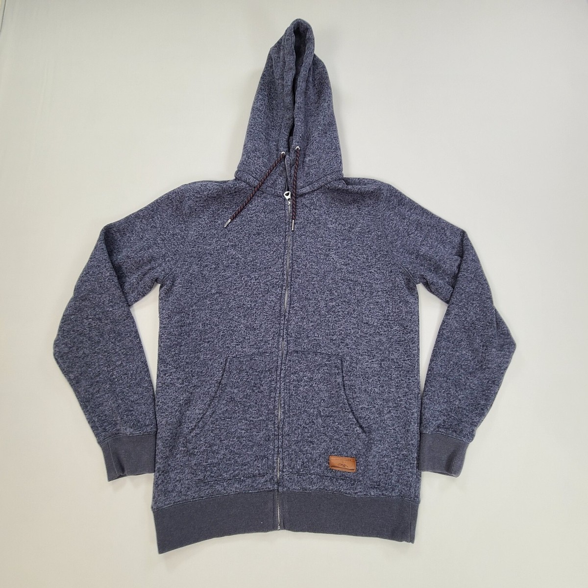 Quiksilver Sweater Adult Medium Blue Comfort Hoodie Long Sleeve Outdoors  Mens