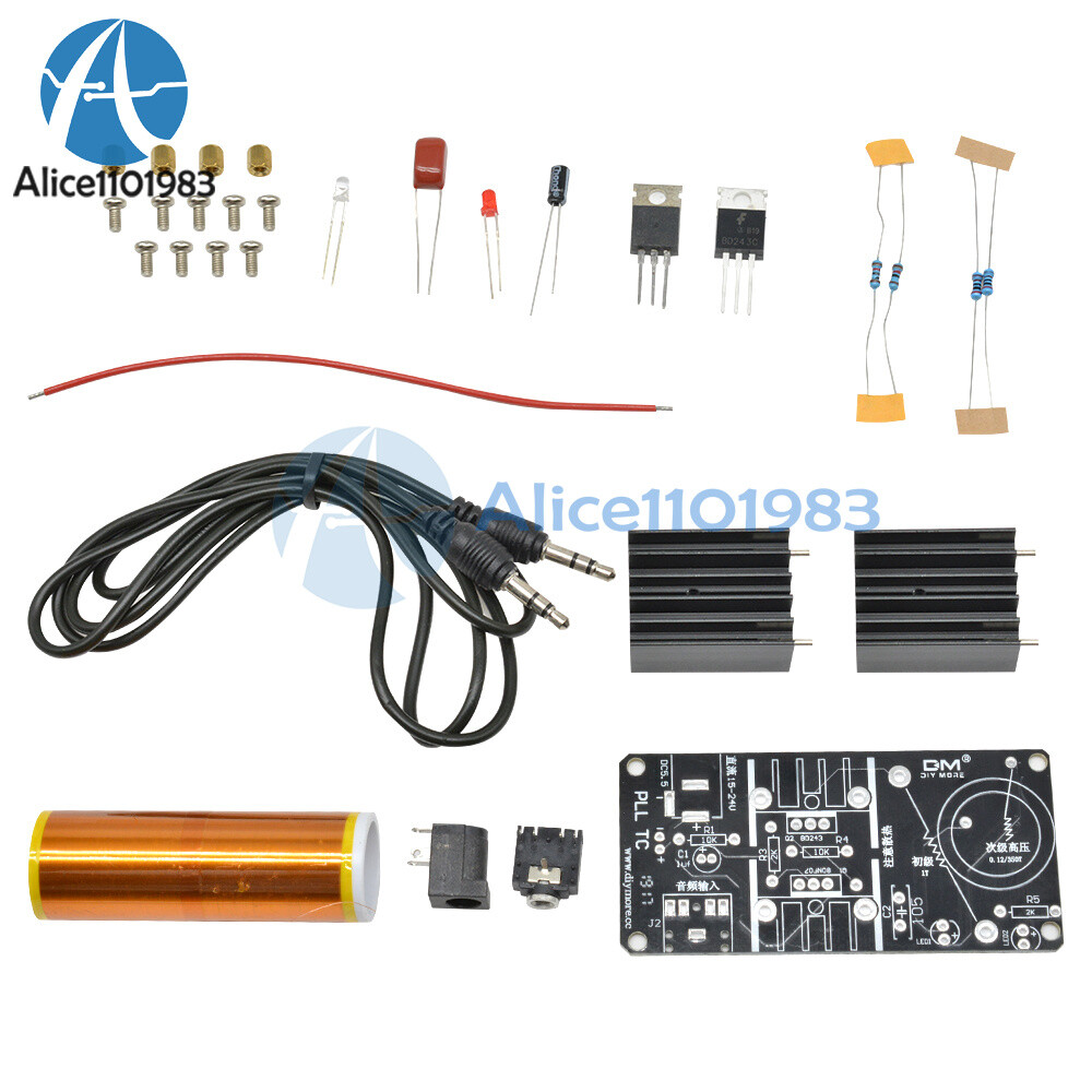 Music Tesla Coil Assembled Tesla Coil Kit – 15W Music Speaker - Foto 8