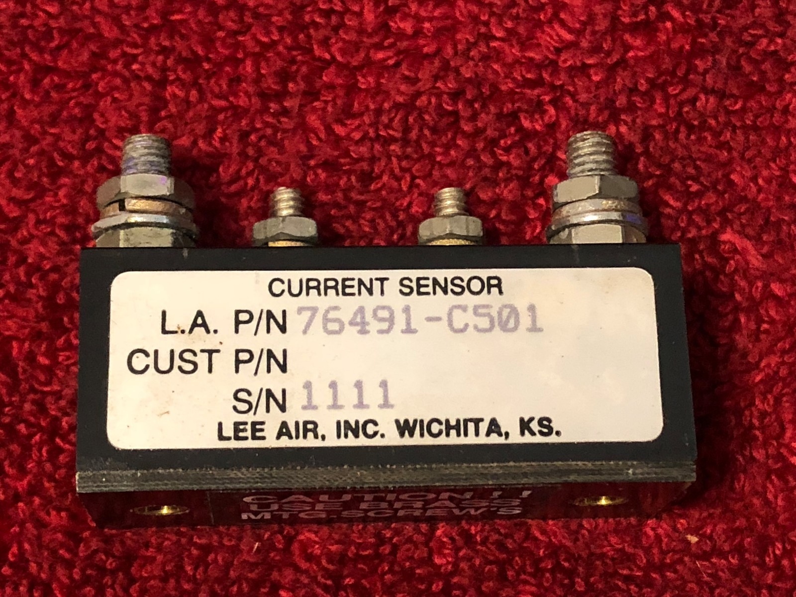 LEE AIR CURRENT SENSOR P/N 76941-C501 | eBay