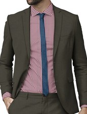 Mens Green Suits Custom Made to Order Bespoke Tailored Formal Personalized Suit