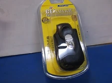 NOS MAXIMAL POWER Universal Leather Flip Phone Case with Metal Belt Clip Closure